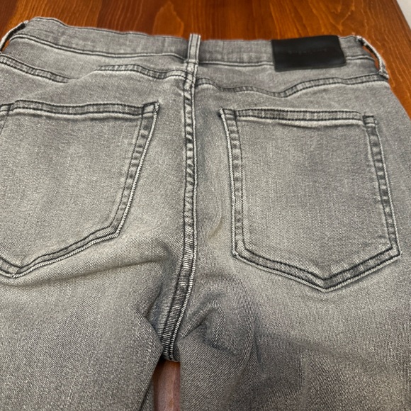 EVERLANE Size 28 Ankle Jeans Authentic Stretch Mid Rise Women Skinny Grey Denim - Picture 6 of 13